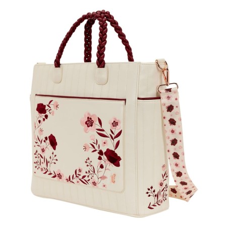 Loungefly - Crossbody Bag Figural Cream & Red Floral