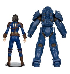 Fallout - 4 Statue 2-Pack T-60 Vault Tec & Sole Survivor 18 cm