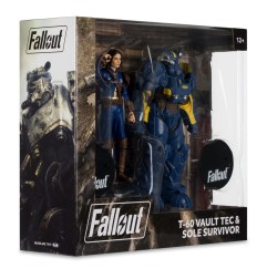Fallout - 4 Statue 2-Pack T-60 Vault Tec & Sole Survivor 18 cm