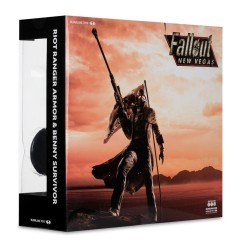 Fallout : New Vegas - Pack 2 statuettes Riot Ranger Armor & Benny Survivor 18 cm