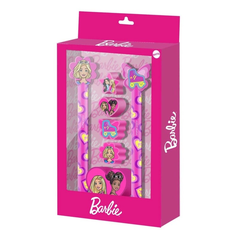 Barbie - Set d'écriture Barbie 7 pièces Barbie - Set d'écriture Barbie 7 pièces