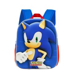 Sonic - The Hedgehog - Sonic The Hedgehog 3D Backpack Sega Velocity Blue Small