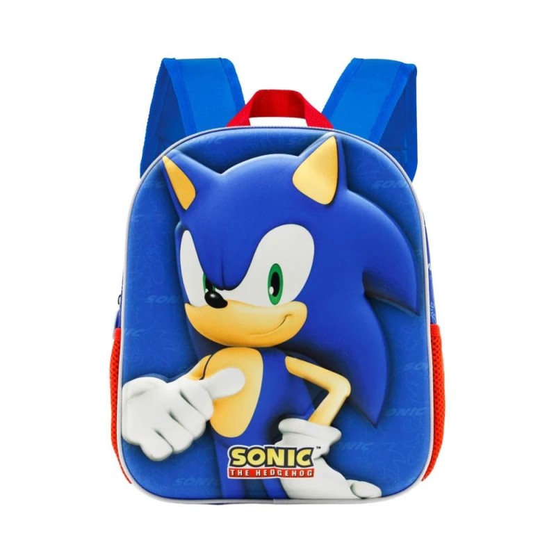 Sonic The Hedgehog - Sac à dos 3D Sega Velocity Blue Small Sonic The Hedgehog - Sac à dos 3D Sega Velocity Blue Small