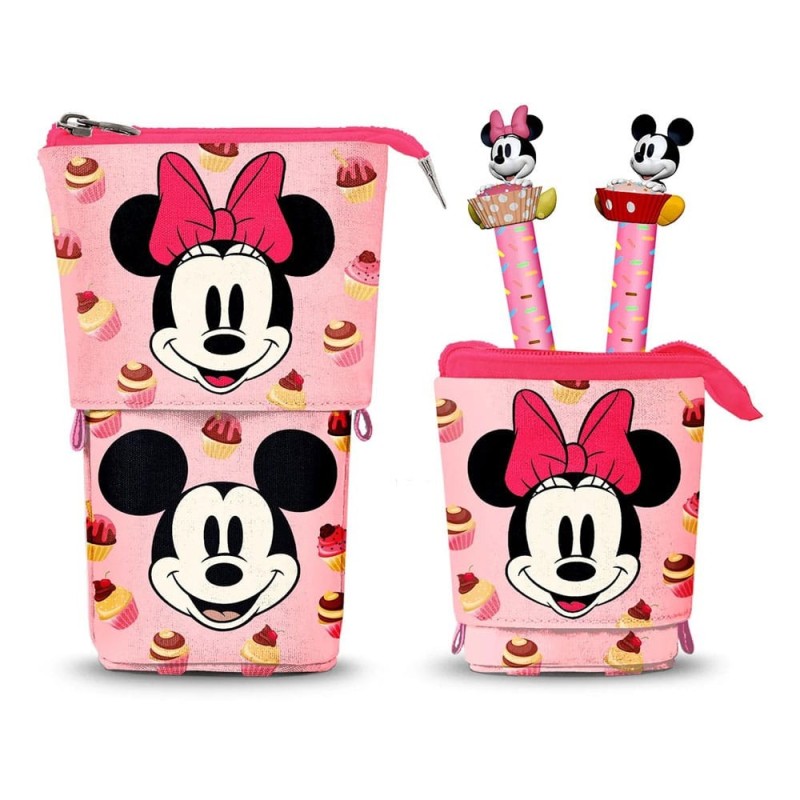 Minnie Mouse - Minnie Pop Up Pencil Case with 2 Erasable Gel Pens Minnie Mouse - Minnie Pop Up Pencil Case with 2 Erasable Gel Pens