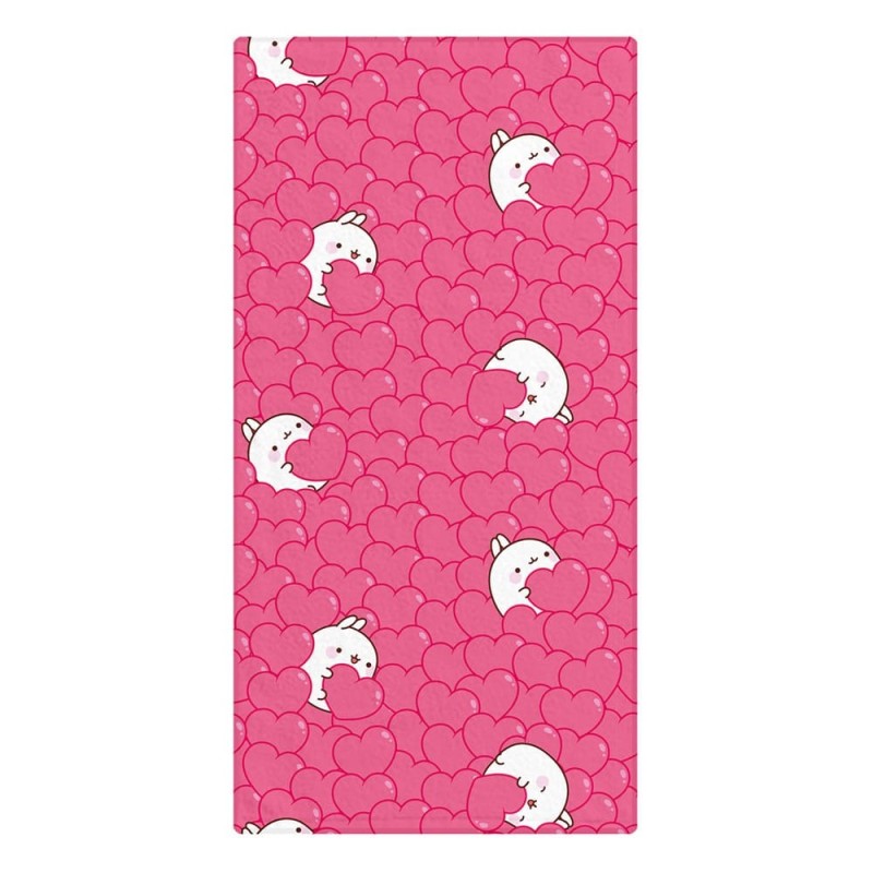 Molang - Serviette de bain Hearts 35 x 75 cm