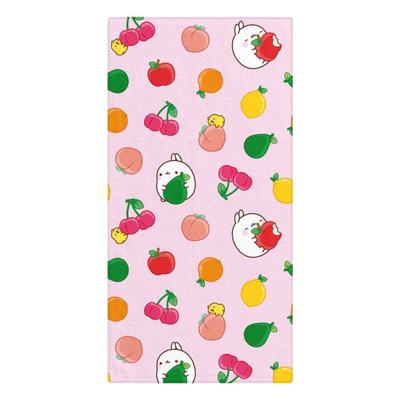 Molang - Serviette de bain Fruits 150 x 75 cm