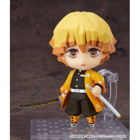 Demon Slayer: Kimetsu no Yaiba - Kimetsu no Yaiba: Demon Slayer Nendoroid Action Figure Zenitsu Agatsuma 10 cm