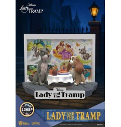 Disney - Statuette D-Stage La Belle et le Clochard 12 cm