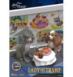 Lady and the Tramp - Disney D-Stage PVC Statue  12 cm