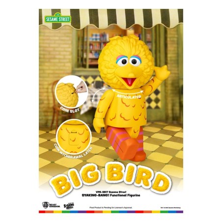 1, Rue Sésame - Tirelire Syaking Bang Series Big Bird 49 cm