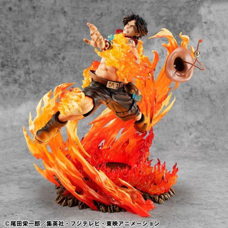 One Piece - P.O.P NEO-Maximum PVC Statue Portgas D. Ace 15th Anniversary Super Limited Reprint Ver. 23 cm
