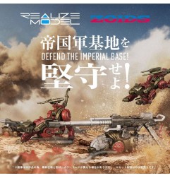 Zoids - Pack 2 figurines 1/100 Plastic Model Kit RMZ-010 Canoly Molga & Hell Cat Base Guards Sets 20 cm