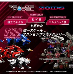 Zoids - Pack 2 figurines 1/100 Plastic Model Kit RMZ-010 Canoly Molga & Hell Cat Base Guards Sets 20 cm