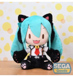Vocaloid - Hatsune Miku Project Diva Arcade Future Tone Fuwa Petit Plush Figure Hatsune Miku Kitty Cat LL 30 cm