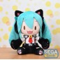 Hatsune Miku Project Diva Arcade Future Tone - Peluche Fuwa Petit Hatsune Miku Kitty Cat LL 30 cm