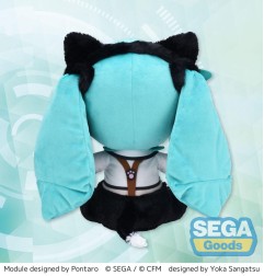 Hatsune Miku Project Diva Arcade Future Tone - Peluche Fuwa Petit Hatsune Miku Kitty Cat LL 30 cm