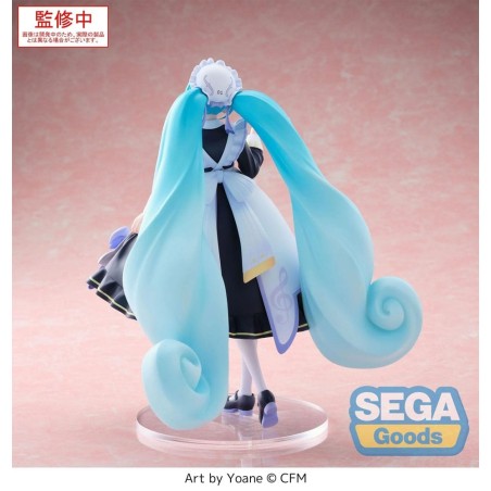 Character Vocal Series - 01: Hatsune Miku Luminasta PVC Statue Hatsune Miku Classical Maid 21 cm
