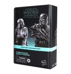 Star Wars : Rogue One - Pack 2 figurines Black Series Shoretrooper & Death Trooper 15 cm