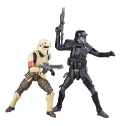 Star Wars : Rogue One - Pack 2 figurines Black Series Shoretrooper & Death Trooper 15 cm
