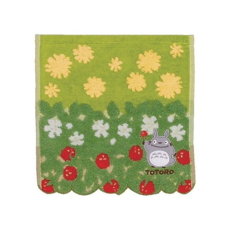 Studio Ghibli - My Neighbor Totoro Mini Towel Flowers & Stawberries 25 x 25 cm