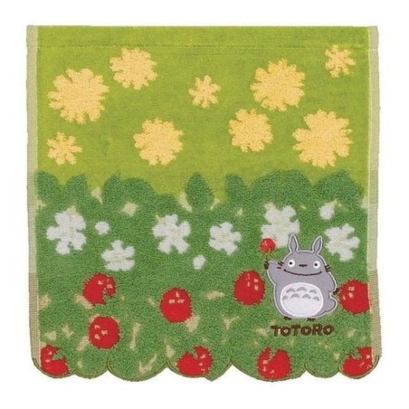 Studio Ghibli - My Neighbor Totoro Mini Towel Flowers & Stawberries 25 x 25 cm