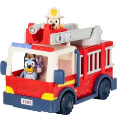 Bluey - Set de jeu Mini figurines Camion de pompiers Bluey