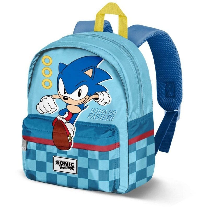 Sonic The Hedgehog - Sac à dos pour la maternelle Joy Faster Blue Sonic The Hedgehog - Sac à dos pour la maternelle Joy Faster Blue