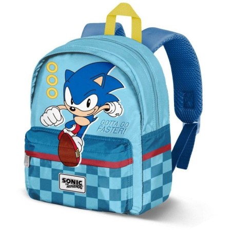 Sonic The Hedgehog - Sac à dos pour la maternelle Joy Faster Blue