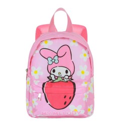 Sanrio - Sac à dos pour la maternelle Joy My Melody Strawberry-Joy Pink