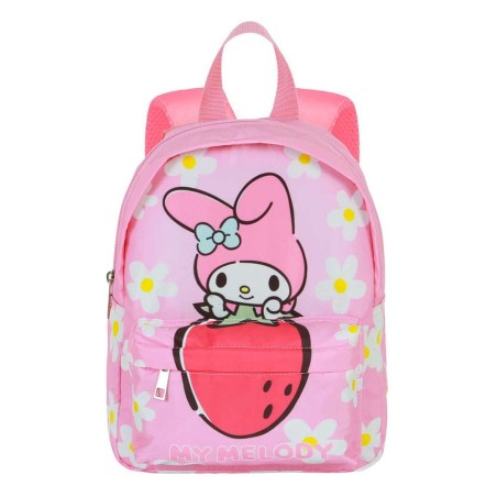 Sanrio - Sac à dos pour la maternelle Joy My Melody Strawberry-Joy Pink