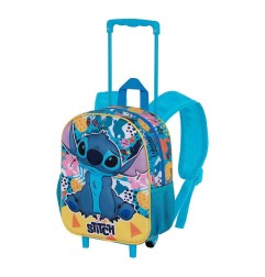 Lilo & Stitch - 3D Backpack with Wheels Colors Turquoise Small