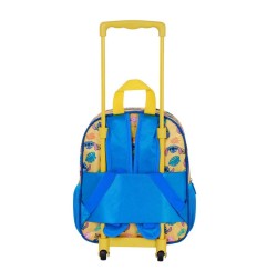 Lilo & Stitch - 3D Backpack with Wheels Ocean Blue Small