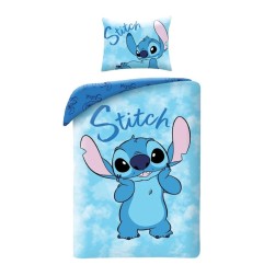 Lilo & Stitch - Parure de lit Stitch Surpris 140 x 200 cm / 70 x 90 cm
