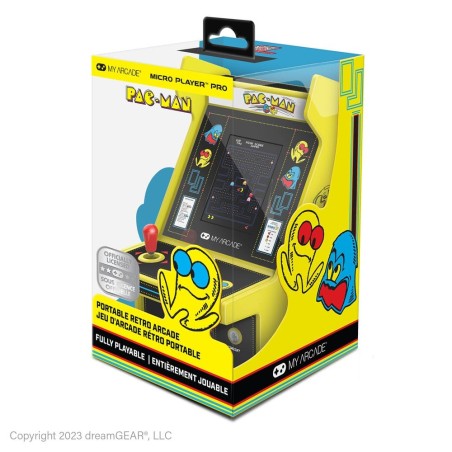 Pac-Man - Console de jeu rétro portable Pac-Man Arcade Micro Player Pro