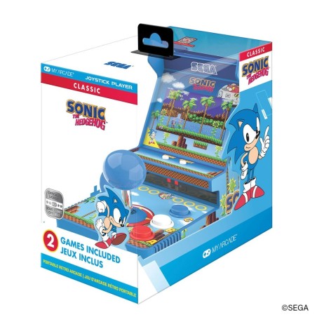 Sonic The Hedgehog - Console de jeu rétro portable Sonic The Hedgehog Arcade Joystick Player