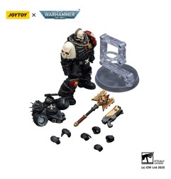 Warhammer - 40,000: Combat Patrol Blood Angels Action Figure Lemartes With Jump Pack Blood Crozius and Absolver Bolt Pistol 12 c
