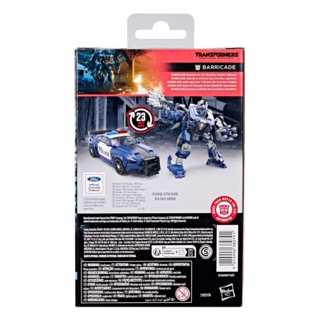 Transformers : The Last Knight - Figurine Studio Series Deluxe Class Barricade 11 cm