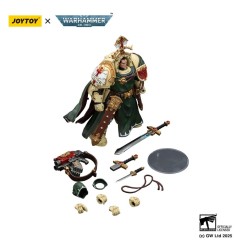 Warhammer 40k: Dark Angels - Figurine Belial Grand Master of The Deathwing avec the Sword of Silence and Storm Bolter 14 cm