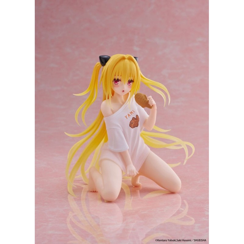 To Love-Ru - Darkness PVC Statue Desktop Cute Figure Golden Darkness Roomwear Ver. 13 cm