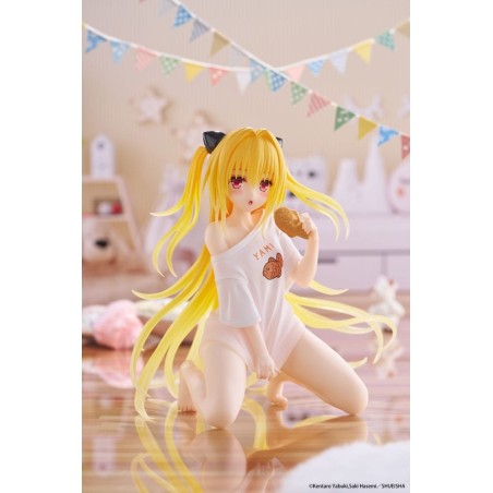 To Love-Ru Darkness - Statuette Desktop Cute Figure Golden Darkness Roomwear Ver. 13 cm