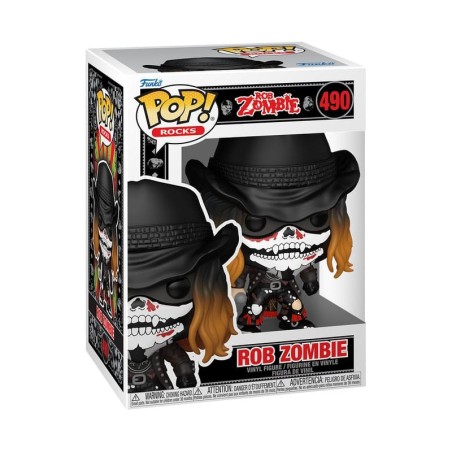 Rob Zombie - Figurine POP! Rob Zombie avec Bandana 9 cm