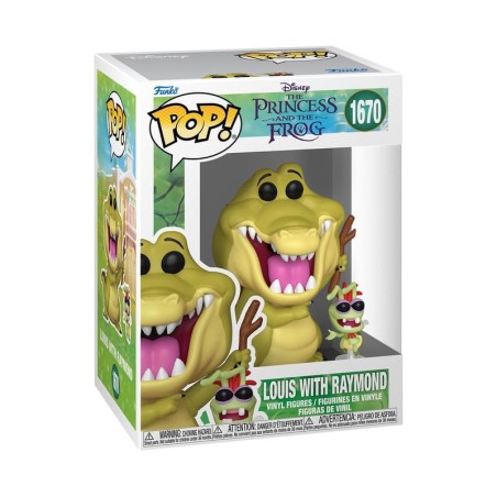 The Princess and the Frog - Princess and the Frog POP! Disney Vinyl Figure Louis w/Raymond 9 cm