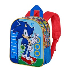 Sonic The Hedgehog - Sac à dos Elite 3D Unstoppable Blue