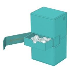 Ultimate Guard - Twin Flip'n'Tray 200+ Xenoskin "Summer Edition 2025" - Lagoon