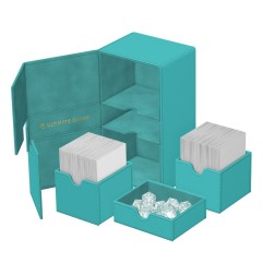 Ultimate Guard - Twin Flip'n'Tray 200+ Xenoskin "Summer Edition 2025" - Lagoon