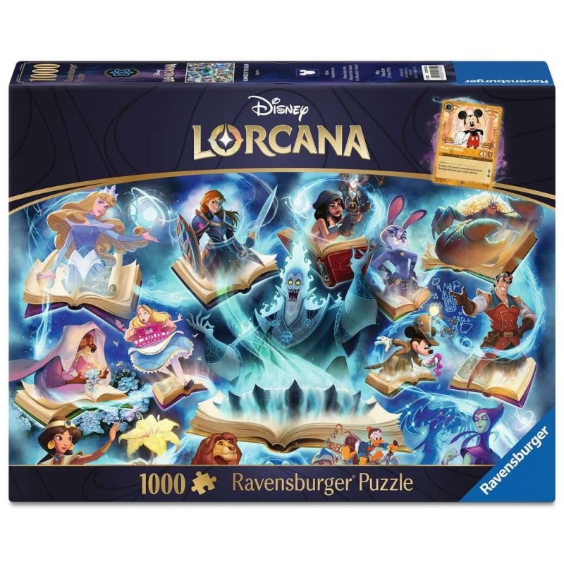 Disney Lorcana - Jigsaw Puzzle Glimmers of the Realm: Sapphire (1000 pieces)