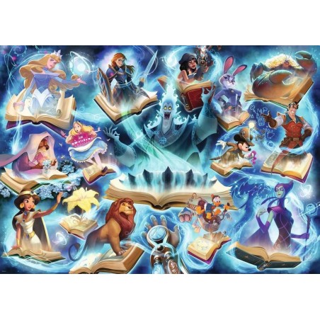 Disney Lorcana - Puzzle Glimmers of the Realm: Sapphire (1000 pièces)