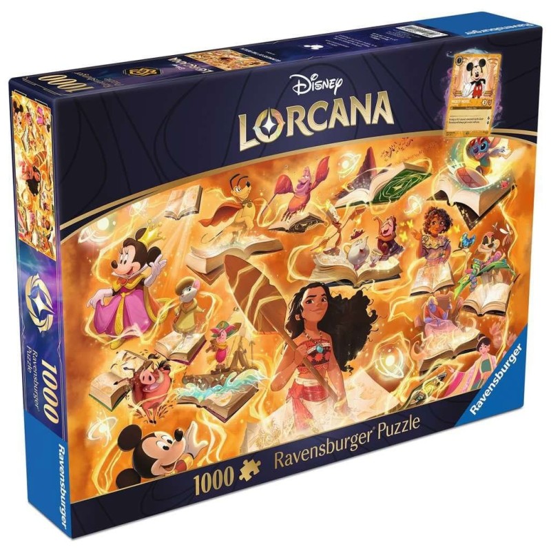 Disney Lorcana - Puzzle Glimmers of the Realm: Amber (1000 pièces)