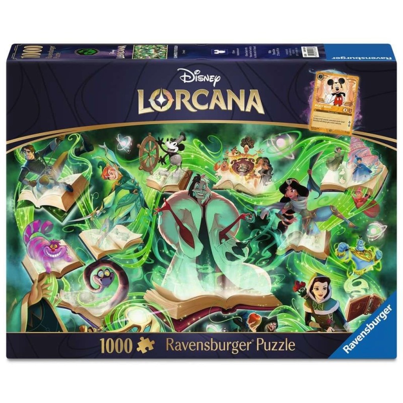 Disney Lorcana - Puzzle Glimmers of the Realm: Emerald (1000 pièces) Disney Lorcana - Puzzle Glimmers of the Realm: Emerald (1000 pièces)