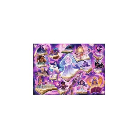 Disney Lorcana - Puzzle Glimmers of the Realm: Amethyst (1000 pièces)